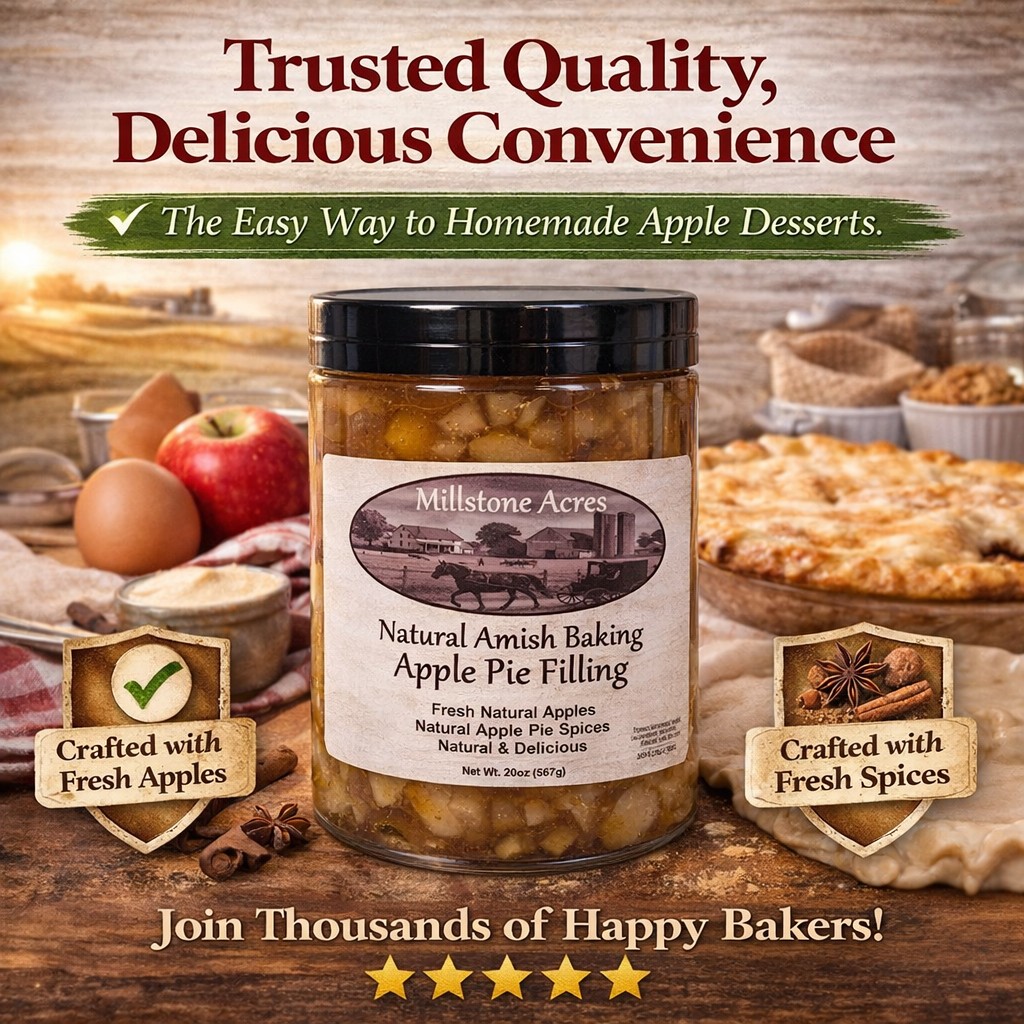 Natural Spiced Apple Pie Filling made with real apples and warm baking spices without artificial ingredients.