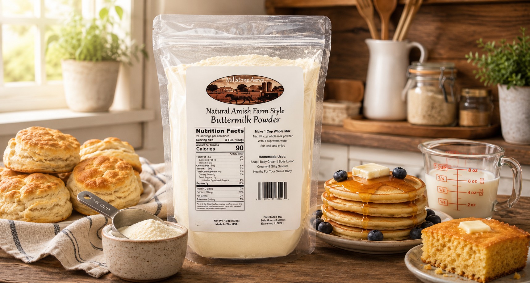 Millstone Acres Buttermilk Powder